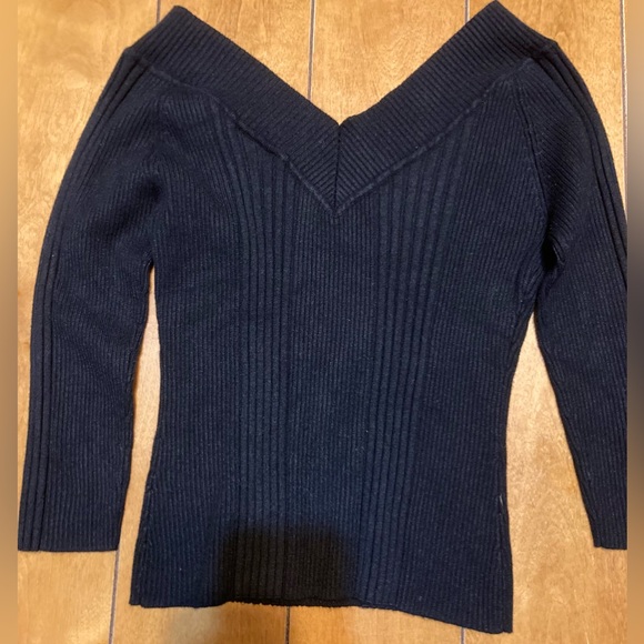 Ladies Size Large In Our Time Ribbed Sweater - Picture 2 of 10